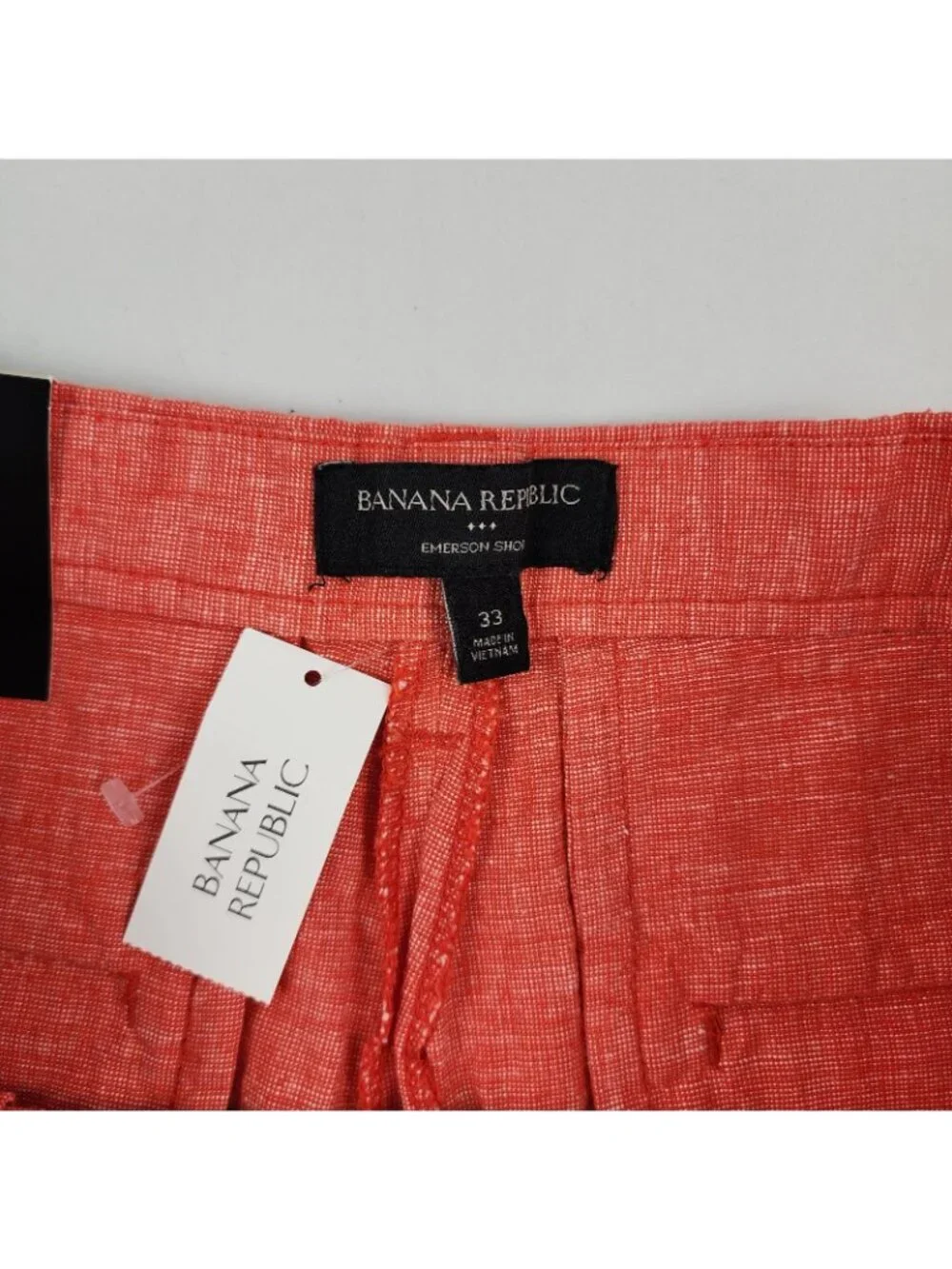 Banana Republic Shorts Mens 33 Red Emerson Straight Fit 11